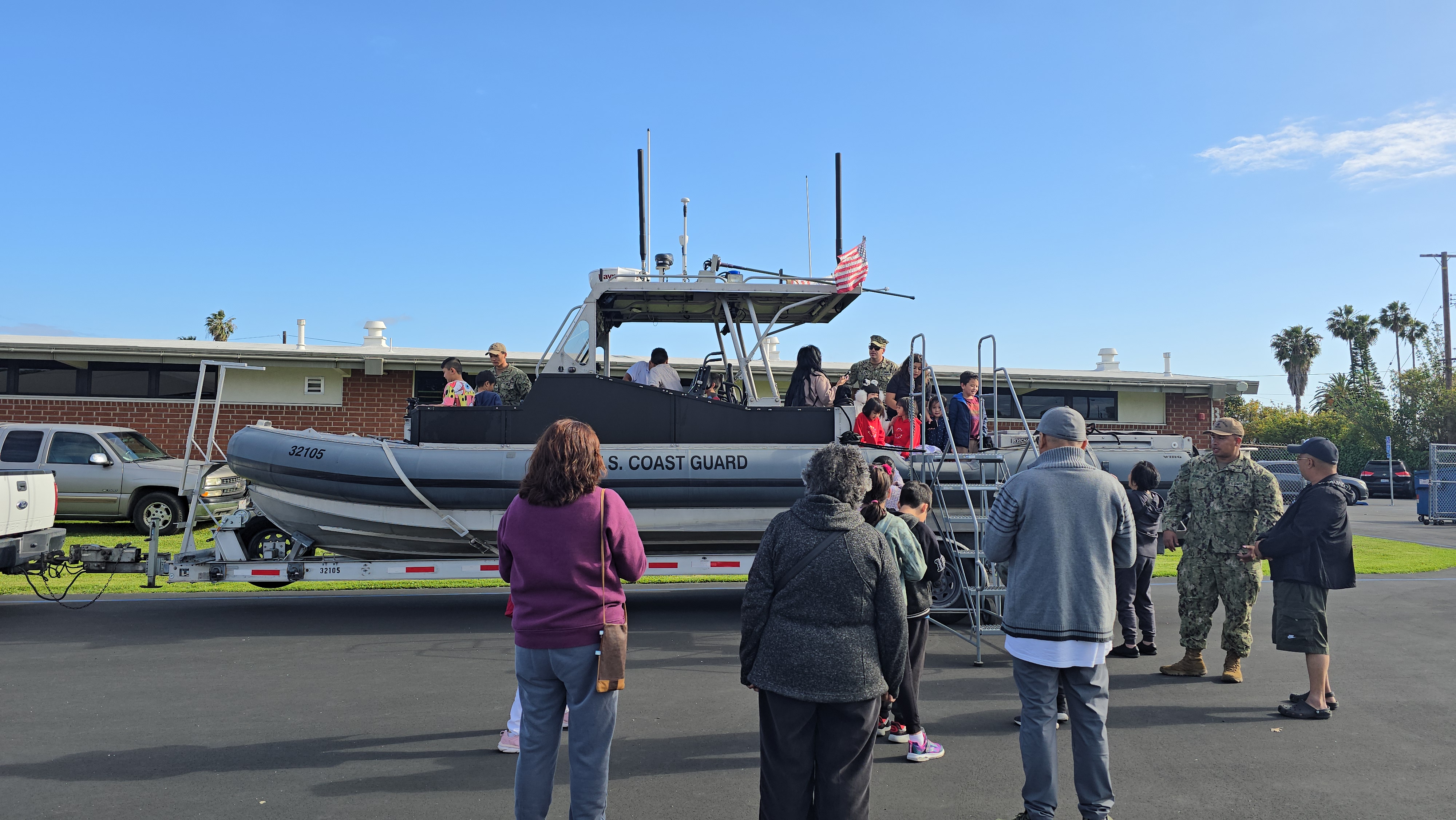 US Coast Guard was at Excelsior's Back to School Night