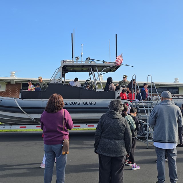 US Coast Guard was at Excelsior's Back to School Night