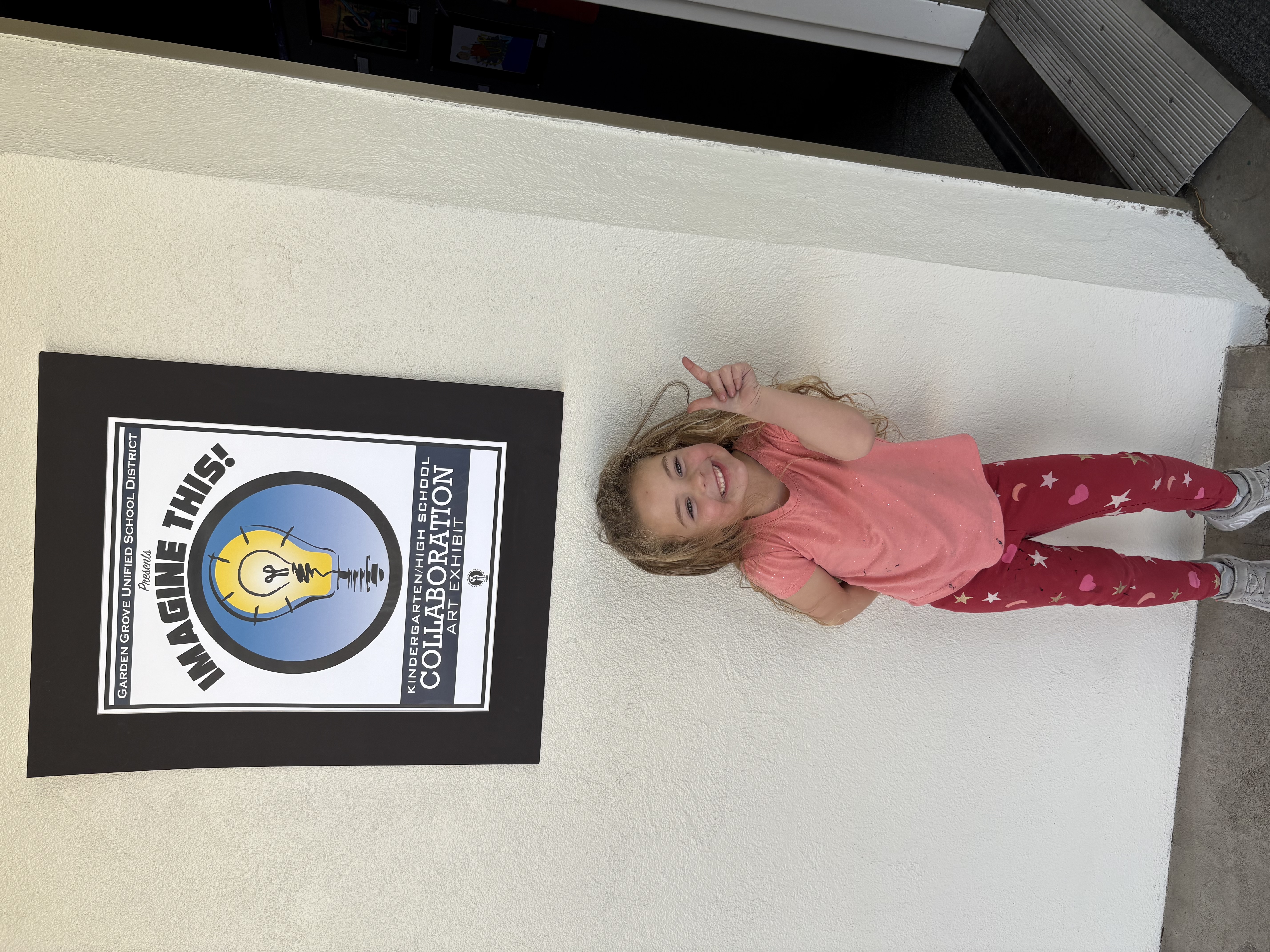 Cece at GGUSD "Imagine This" Art Exhibit