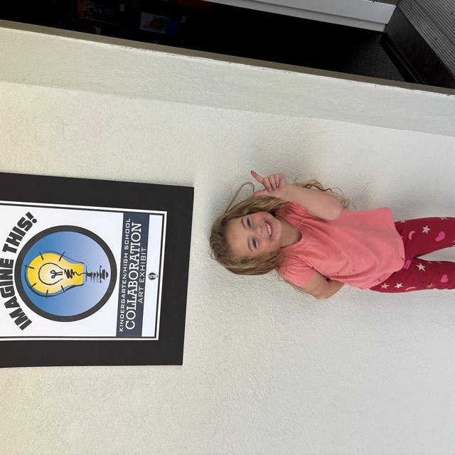 Cece at GGUSD "Imagine This" Art Exhibit