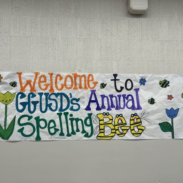 GGUSD Annual Spelling Bee Banner