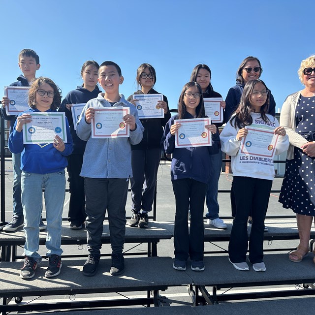 Second Trimester Awards, 6th Graders