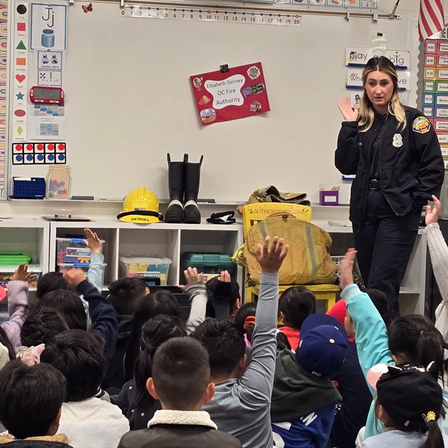 Career Day 2025 firefighter