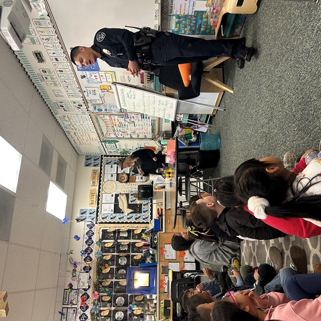Career Day - Officer Lucky