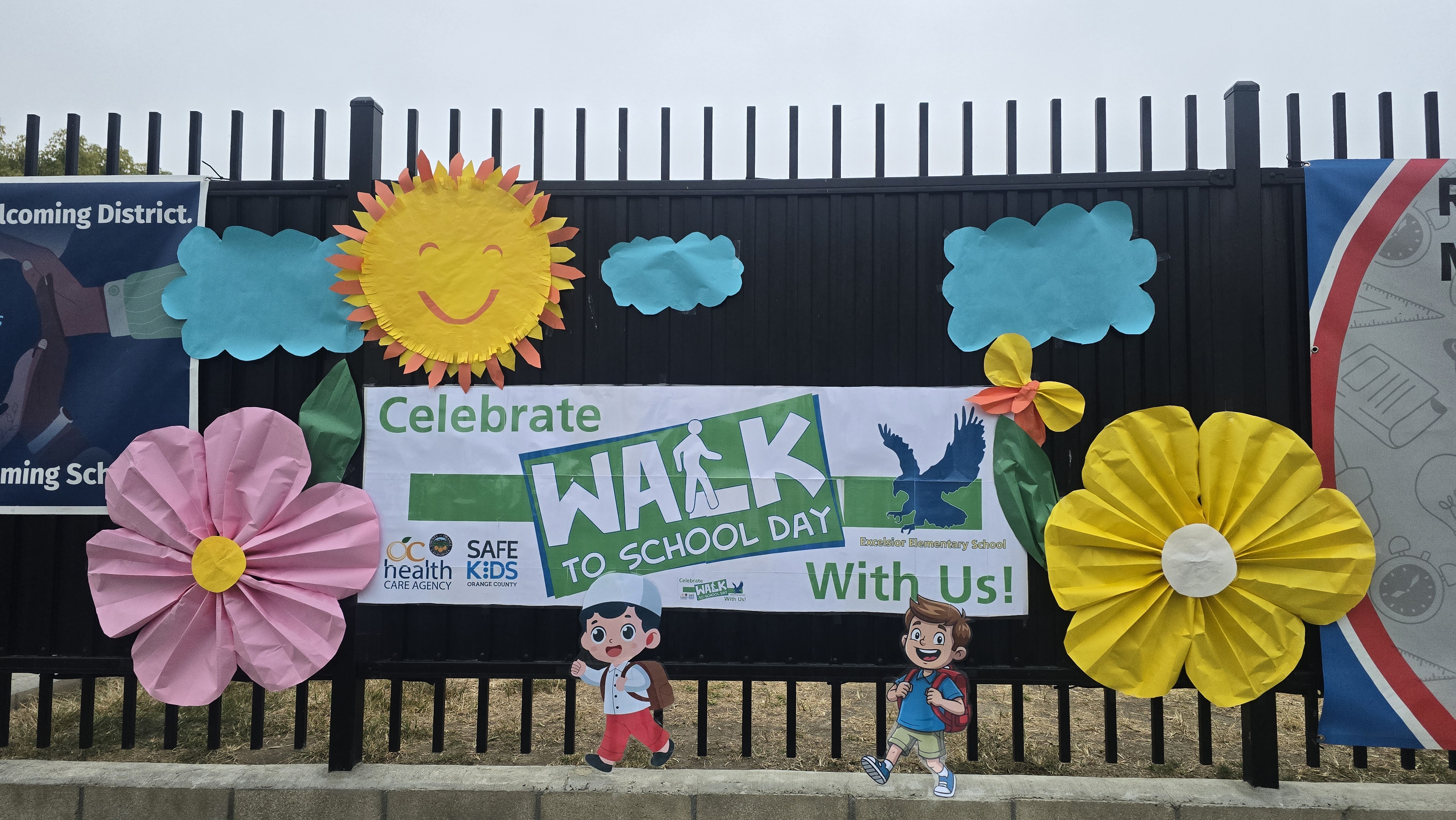 Walk 2 School banner