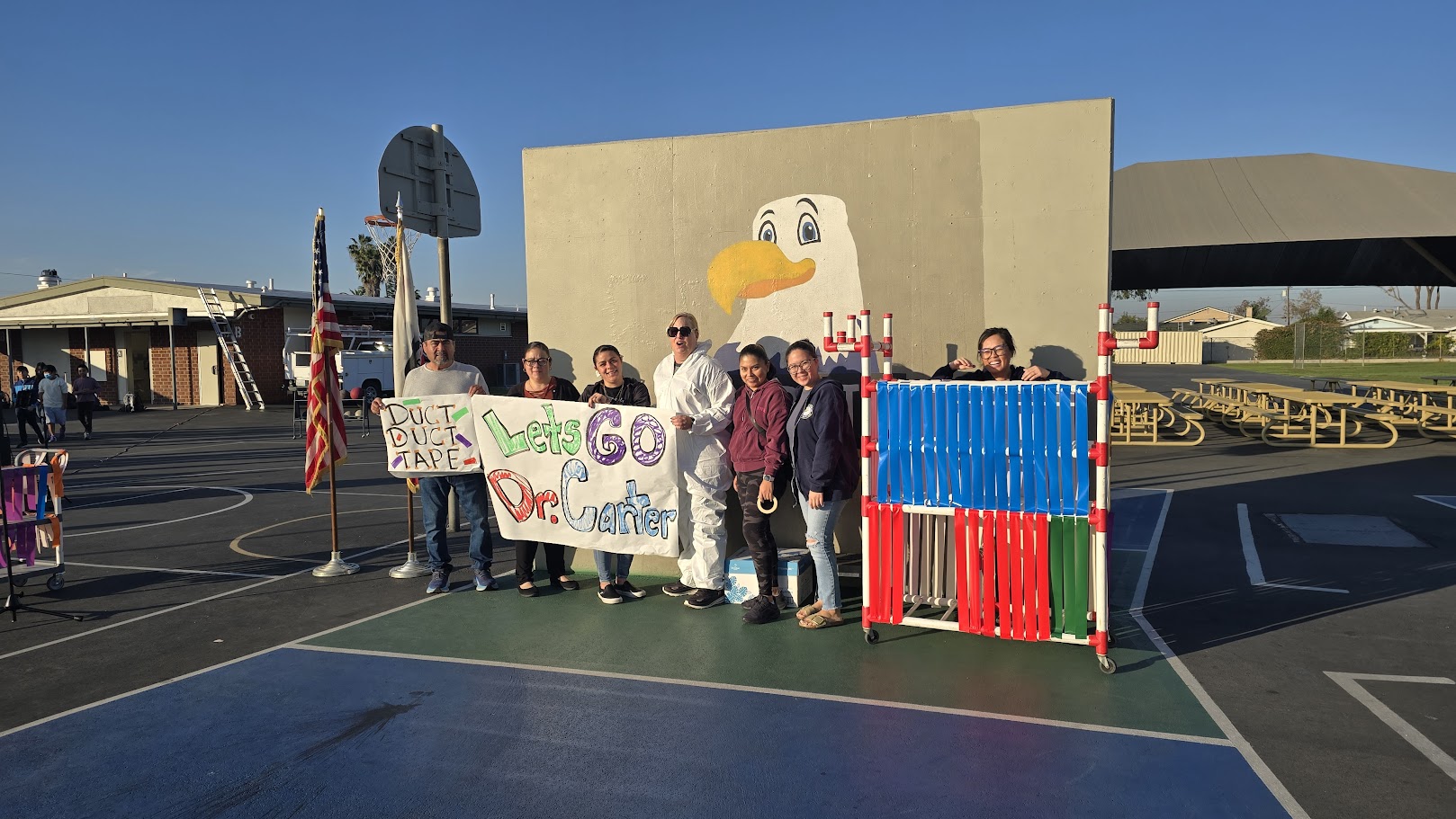 Dr. Carter duct tape