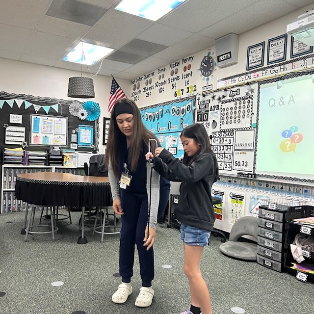Julie Corona Nurse Career Day