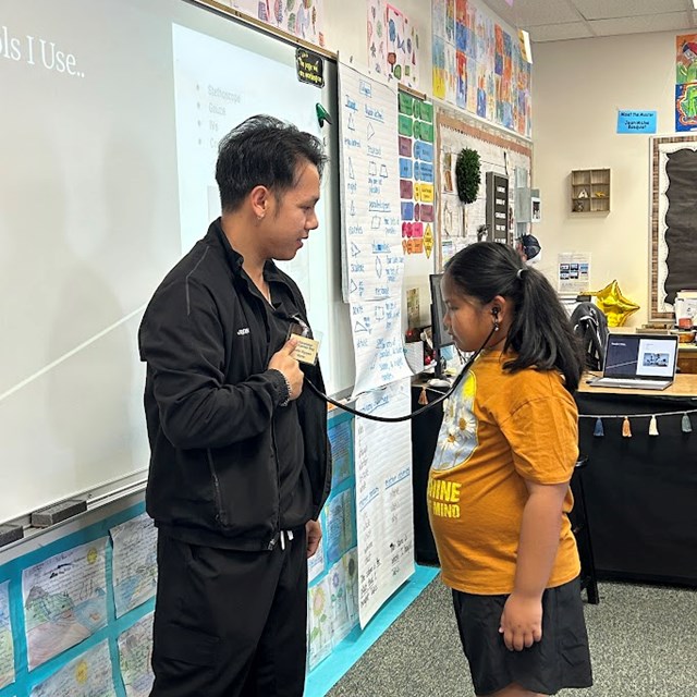 Justin Nurse Career Day